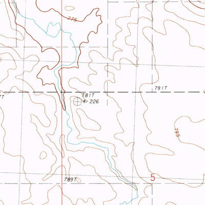 United States Geological Survey Meadow, SD (1983, 24000-Scale) digital map