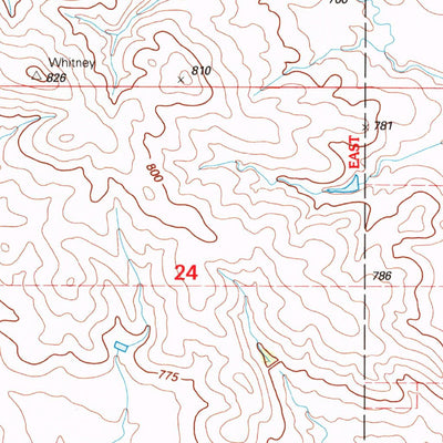United States Geological Survey Meadow SE, SD (1998, 24000-Scale) digital map