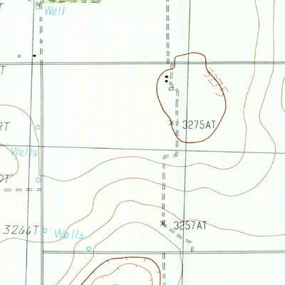 United States Geological Survey Meadow SE, TX (1985, 24000-Scale) digital map