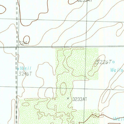 United States Geological Survey Meadow SE, TX (1985, 24000-Scale) digital map