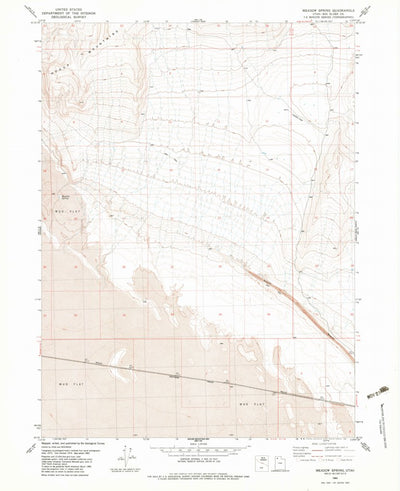 United States Geological Survey Meadow Spring, UT (1983, 24000-Scale) digital map
