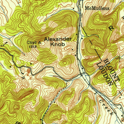 United States Geological Survey Meadow, TN (1940, 24000-Scale) digital map