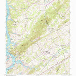 United States Geological Survey Meadow, TN (1952, 24000-Scale) digital map