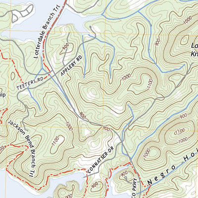 United States Geological Survey Meadow, TN (2022, 24000-Scale) digital map