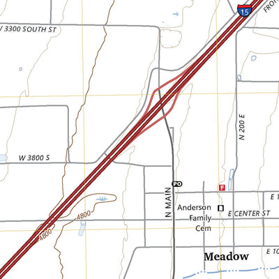 United States Geological Survey Meadow, UT (2023, 24000-Scale) digital map