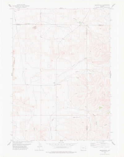 United States Geological Survey Meadowdale, WY (1978, 24000-Scale) digital map