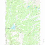 United States Geological Survey Meadowlark Lake, WY (1967, 24000-Scale) digital map