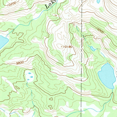 United States Geological Survey Meadowlark Lake, WY (1967, 24000-Scale) digital map