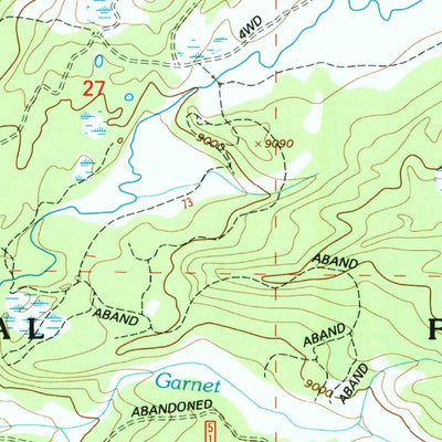 United States Geological Survey Meadowlark Lake, WY (1993, 24000-Scale) digital map