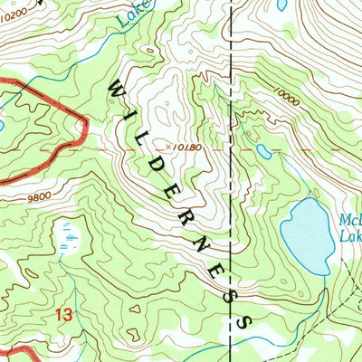 United States Geological Survey Meadowlark Lake, WY (1993, 24000-Scale) digital map