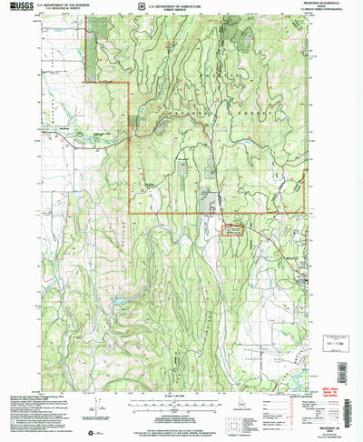 United States Geological Survey Meadows, ID (2004, 24000-Scale) digital map