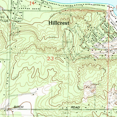 United States Geological Survey Meads Landing, MI (1983, 25000-Scale) digital map