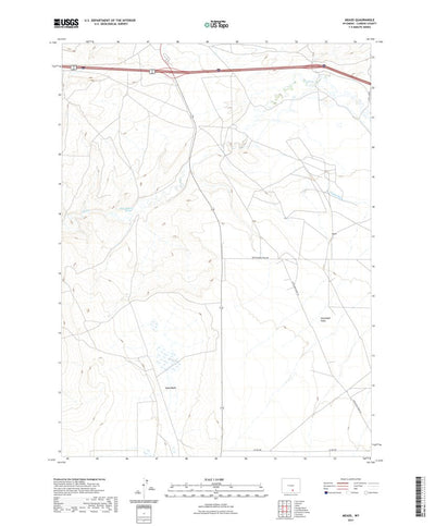 United States Geological Survey Meads, WY (2021, 24000-Scale) digital map
