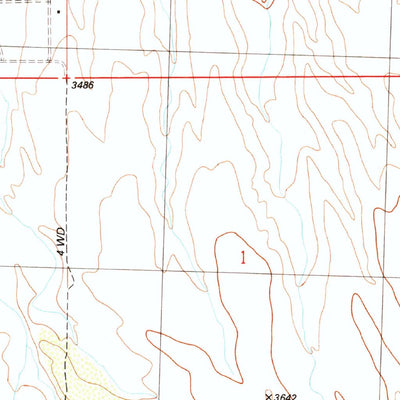 United States Geological Survey Meadview South, AZ (1989, 24000-Scale) digital map