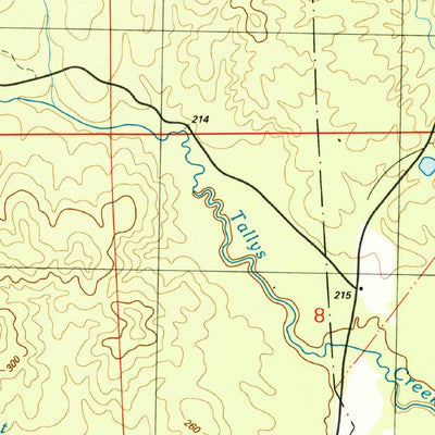 United States Geological Survey Meadville, MS (1988, 24000-Scale) digital map
