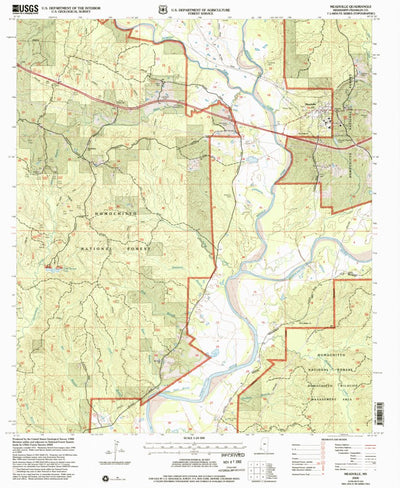 United States Geological Survey Meadville, MS (2000, 24000-Scale) digital map