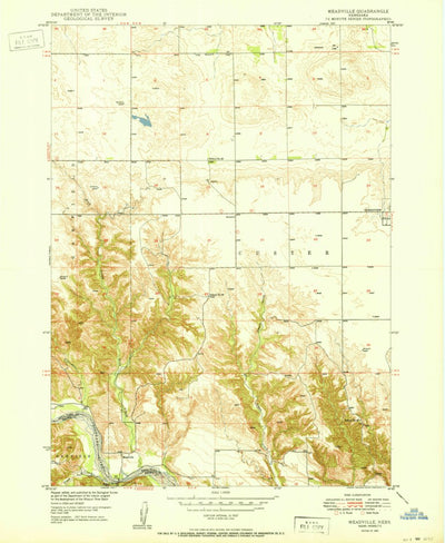 United States Geological Survey Meadville, NE (1950, 24000-Scale) digital map