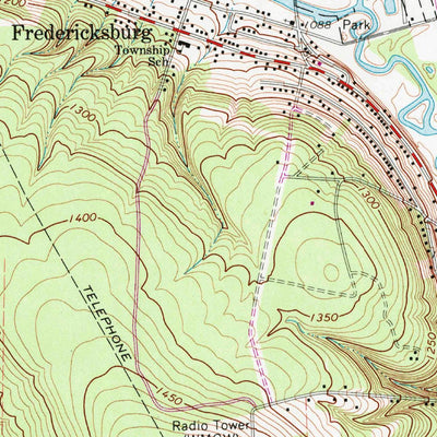 United States Geological Survey Meadville, PA (1968, 24000-Scale) digital map
