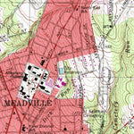 United States Geological Survey Meadville, PA (1998, 24000-Scale) digital map