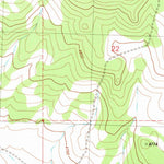 United States Geological Survey Mean Rock Well, OR (1981, 24000-Scale) digital map