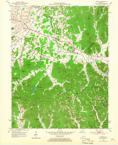 United States Geological Survey Means, KY (1952, 24000-Scale) digital map