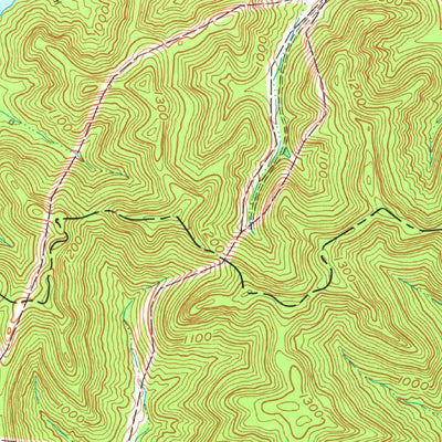 United States Geological Survey Means, KY (1975, 24000-Scale) digital map