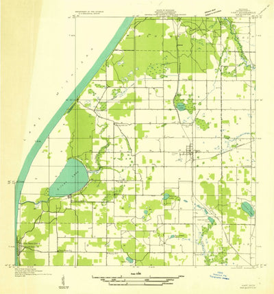 United States Geological Survey Mears, MI (1931, 31680-Scale) digital map