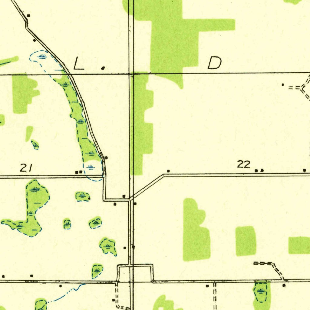 Map Mears Mears, MI (1931, 31680-Scale) Map by United States Geological Survey ...