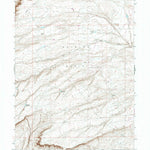 United States Geological Survey Measel Spring Reservoir, WY (1960, 24000-Scale) digital map