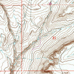 United States Geological Survey Measel Spring Reservoir, WY (1960, 24000-Scale) digital map