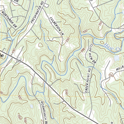 United States Geological Survey Mebane, NC (2022, 24000-Scale) digital map