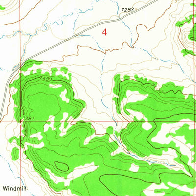 United States Geological Survey Mecate Meadow, NM (1964, 24000-Scale) digital map