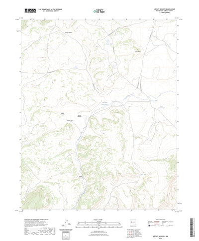 United States Geological Survey Mecate Meadow, NM (2023, 24000-Scale) digital map