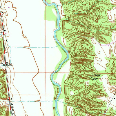 United States Geological Survey Mecca, IN (1963, 24000-Scale) digital map