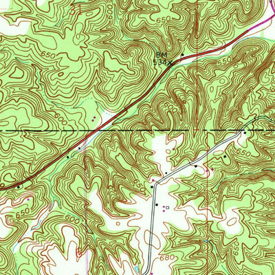United States Geological Survey Mecca, IN (1963, 24000-Scale) digital map