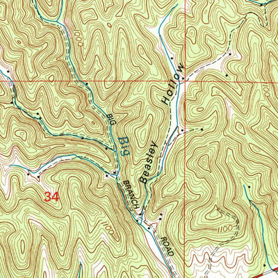 United States Geological Survey Mecca, TN (2003, 24000-Scale) digital map
