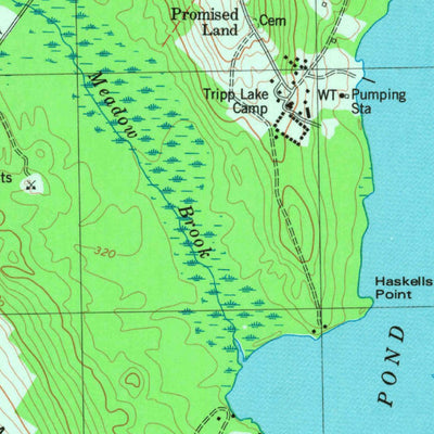 United States Geological Survey Mechanic Falls, ME (1981, 24000-Scale) digital map
