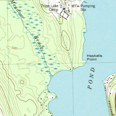 United States Geological Survey Mechanic Falls, ME (1995, 24000-Scale) digital map