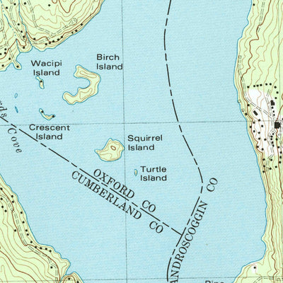 United States Geological Survey Mechanic Falls, ME (1995, 24000-Scale) digital map