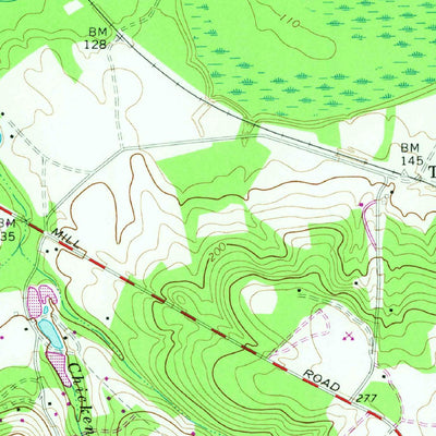 United States Geological Survey Mechanic Hill, GA-SC (1965, 24000-Scale) digital map