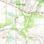 United States Geological Survey Mechanicsburg, IL (1982, 24000-Scale) digital map