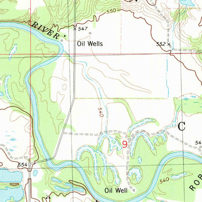 United States Geological Survey Mechanicsburg, IL (1982, 24000-Scale) digital map