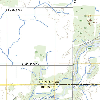 United States Geological Survey Mechanicsburg, IN (2022, 24000-Scale) digital map