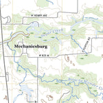 United States Geological Survey Mechanicsburg, IN (2022, 24000-Scale) digital map