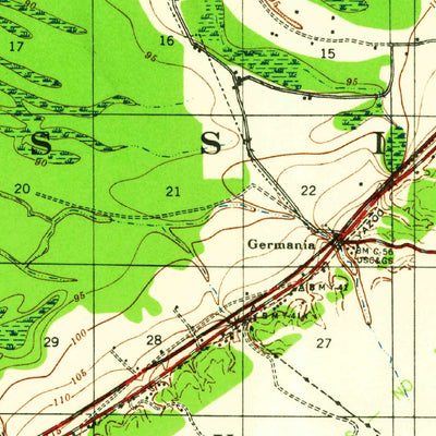 United States Geological Survey Mechanicsburg, MS (1940, 62500-Scale) digital map