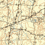 United States Geological Survey Mechanicsburg, OH (1944, 62500-Scale) digital map