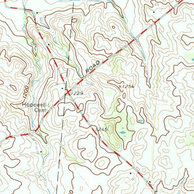 United States Geological Survey Mechanicsburg, OH (1961, 24000-Scale) digital map