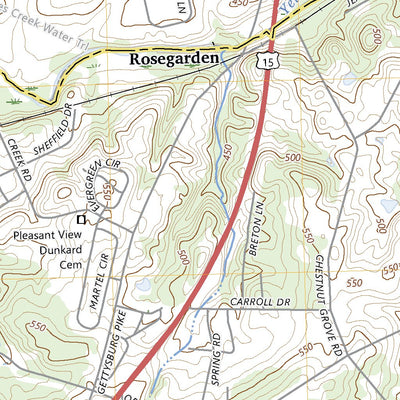 United States Geological Survey Mechanicsburg, PA (2023, 24000-Scale) digital map