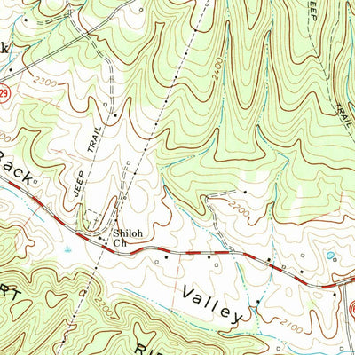United States Geological Survey Mechanicsburg, VA (1965, 24000-Scale) digital map