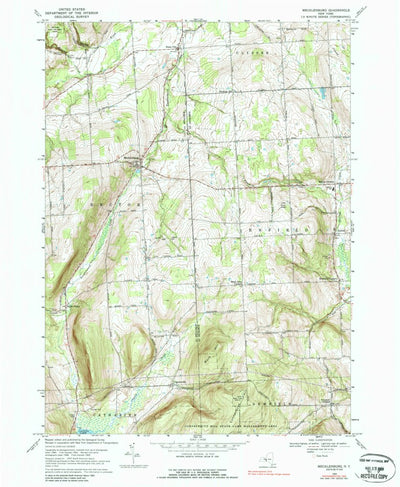 United States Geological Survey Mecklenburg, NY (1969, 24000-Scale) digital map